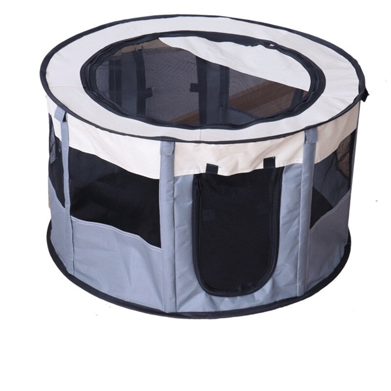 Portable Foldable Round Breathable Dog Playpen