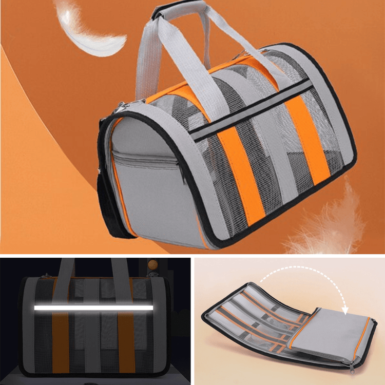AirGo™ Breathable Pet Carrier Bag for Cats and Dogs