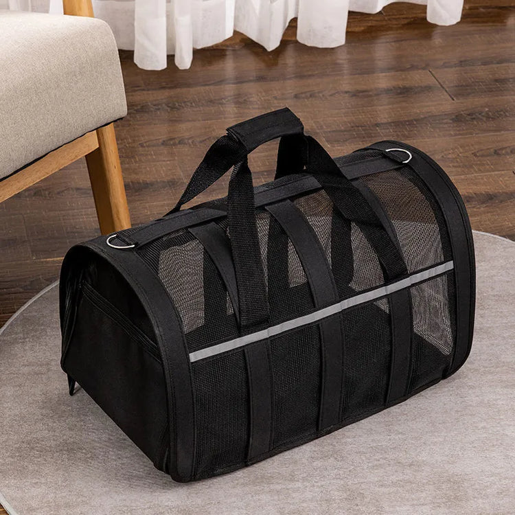 AirGo™ Breathable Pet Carrier Bag for Cats and Dogs