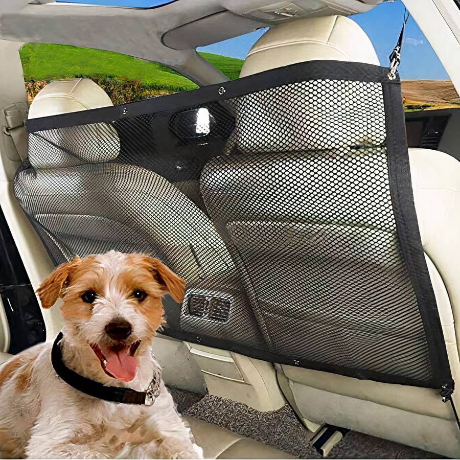 Car Dog Barrier Adjustable Pet Car Divider Fence for Safety