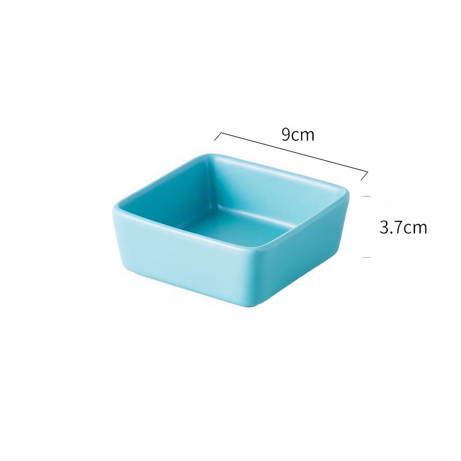 Ceramic Dog Bowl Pet Food Water Dish Durable Non Slip