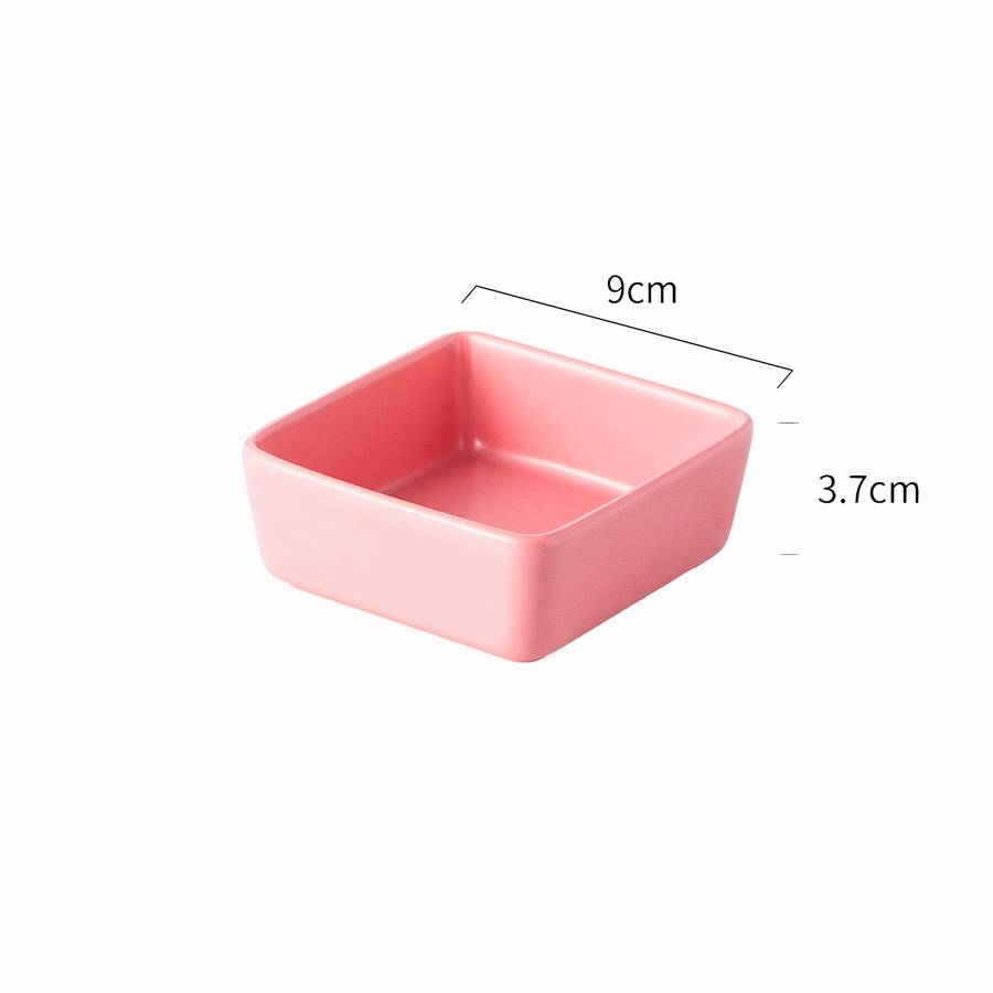 Ceramic Dog Bowl Pet Food Water Dish Durable Non Slip