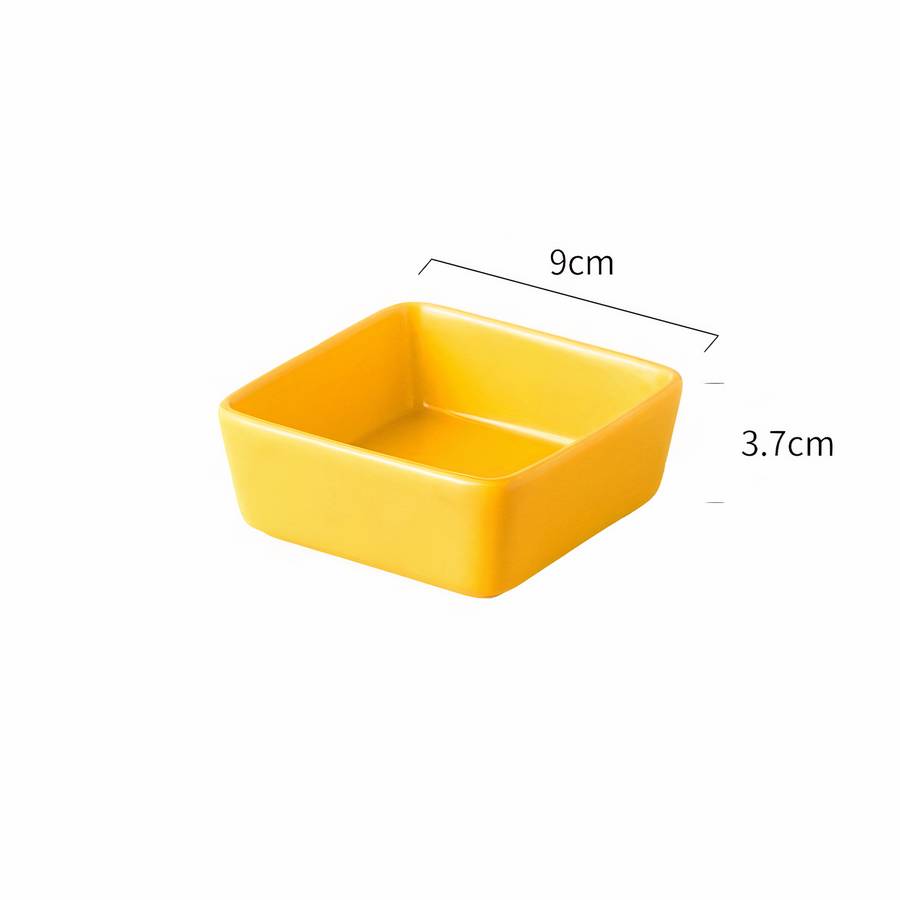 Ceramic Dog Bowl Pet Food Water Dish Durable Non Slip