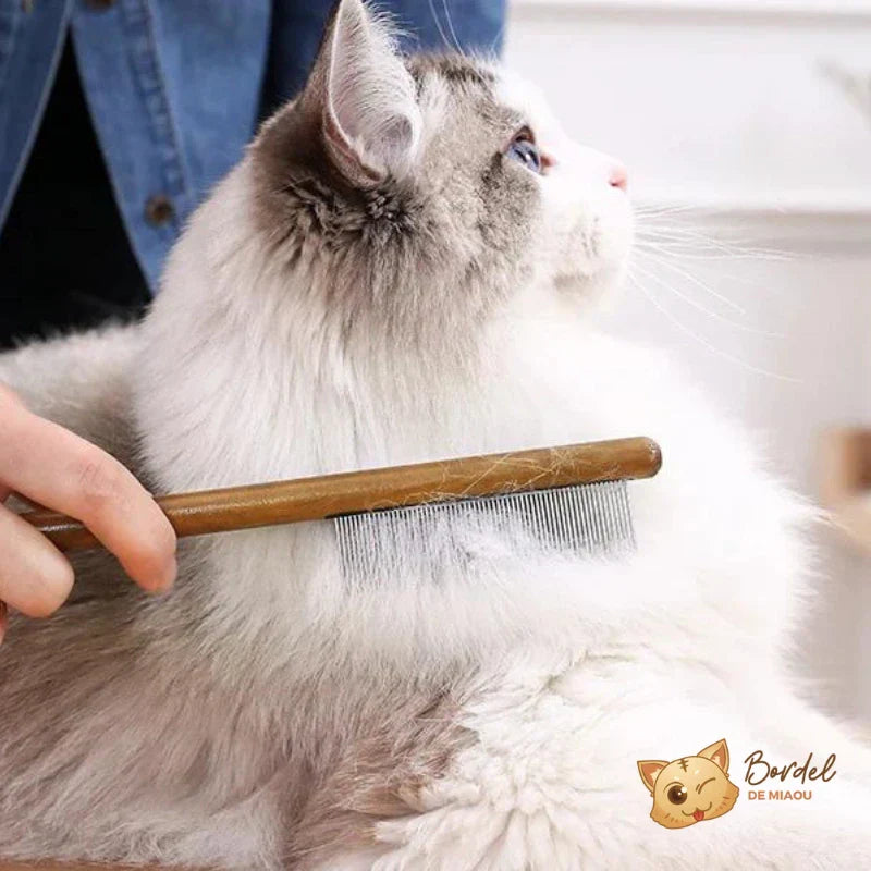 Cat Flea Removal Brush Natural Flea Comb for Cats Grooming Tool