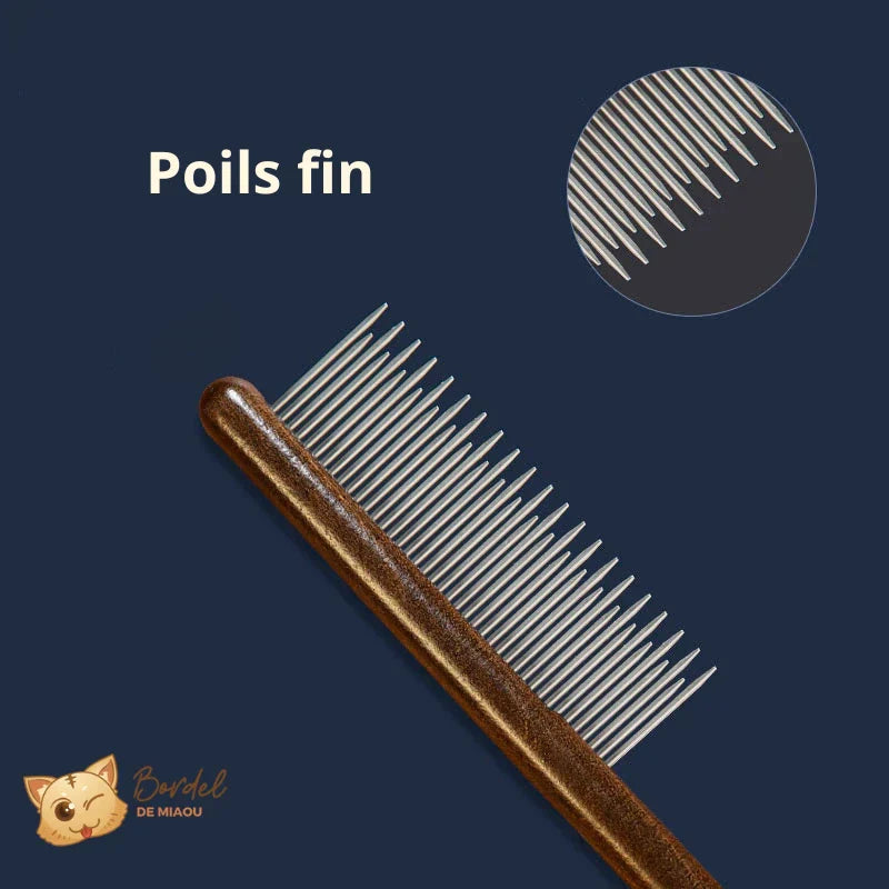 Cat Flea Removal Brush Natural Flea Comb for Cats Grooming Tool