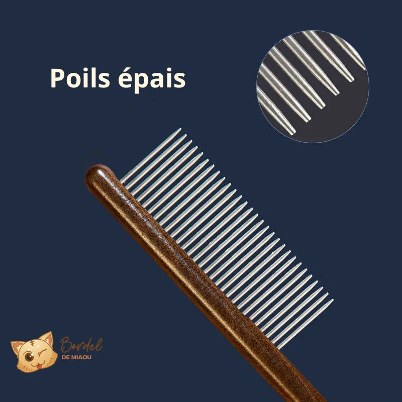 Cat Flea Removal Brush Natural Flea Comb for Cats Grooming Tool