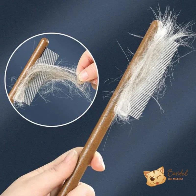 Cat Flea Removal Brush Natural Flea Comb for Cats Grooming Tool