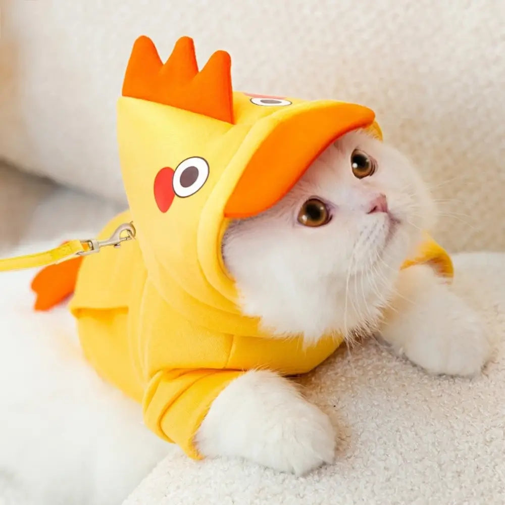 Cute Cat Hoodie Costume for Kids and Adults Animal Onesie Pajamas