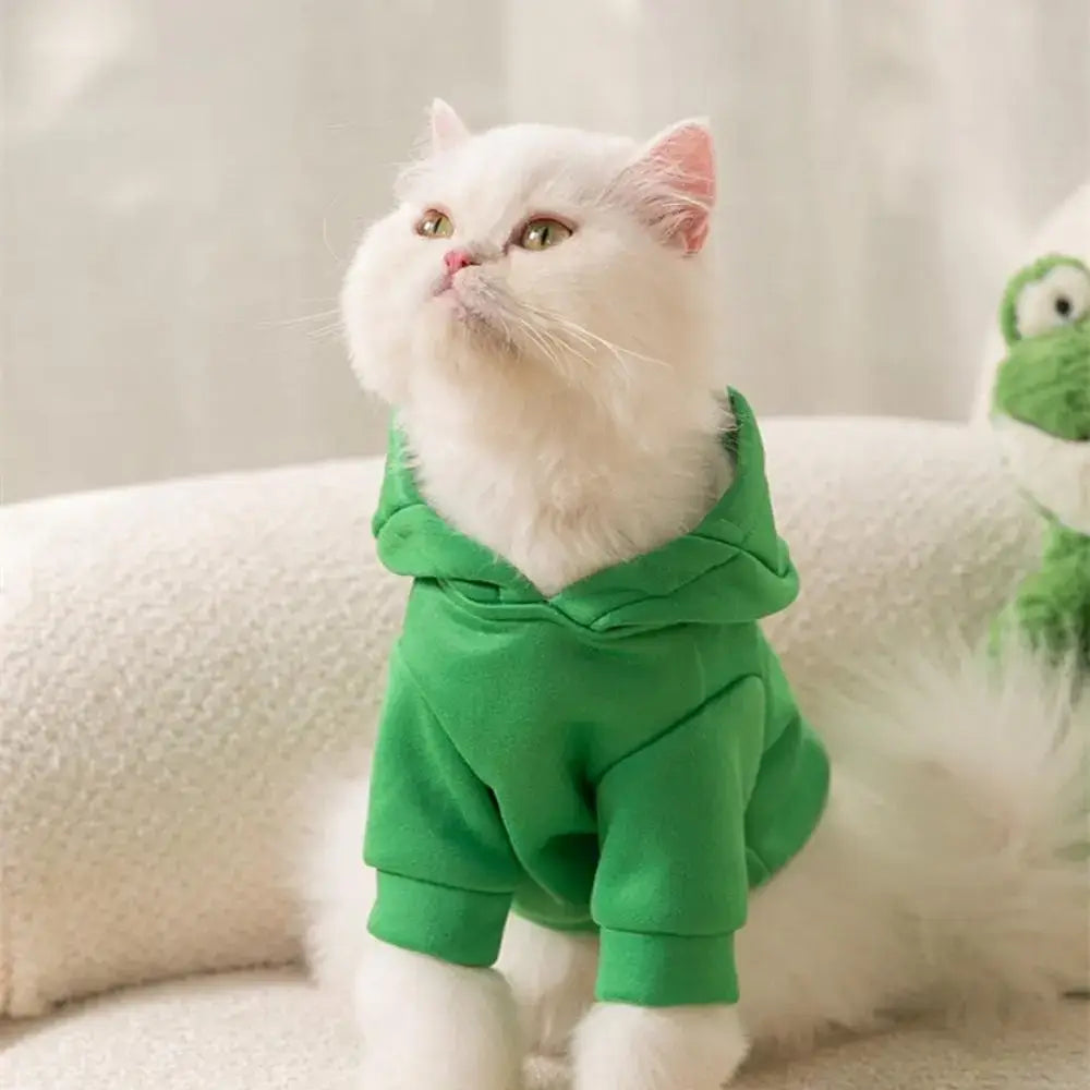 Cute Cat Hoodie Costume for Kids and Adults Animal Onesie Pajamas