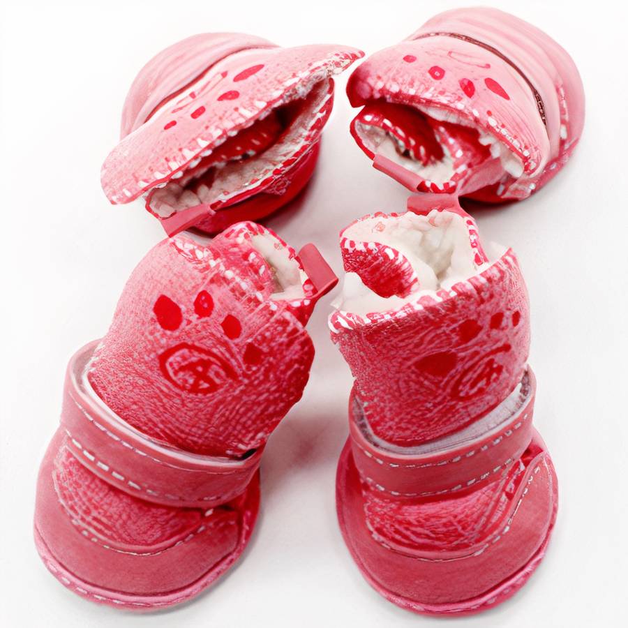 Suede Snow Boots for Small Dogs Waterproof Winter Dog Shoes