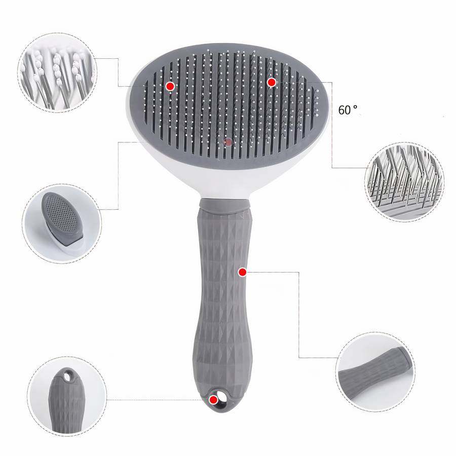 Self Cleaning Dog Grooming Brush