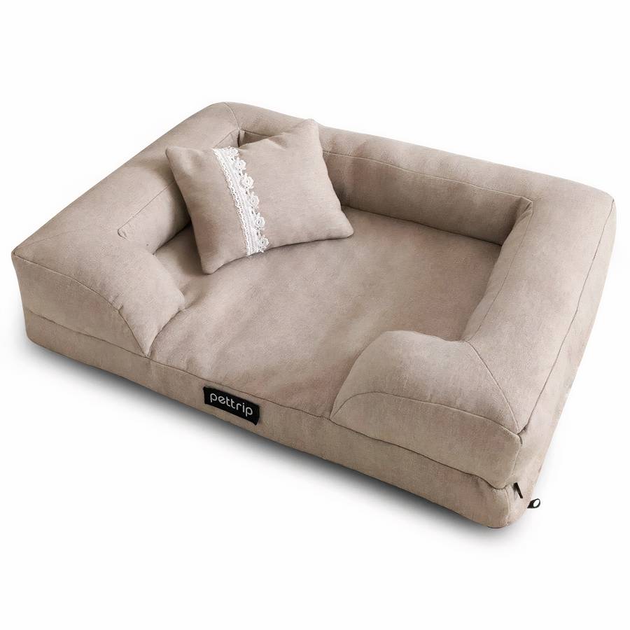 Elegant Dog Sofa Stylish Pet Couch Comfortable Canine Lounge Chair