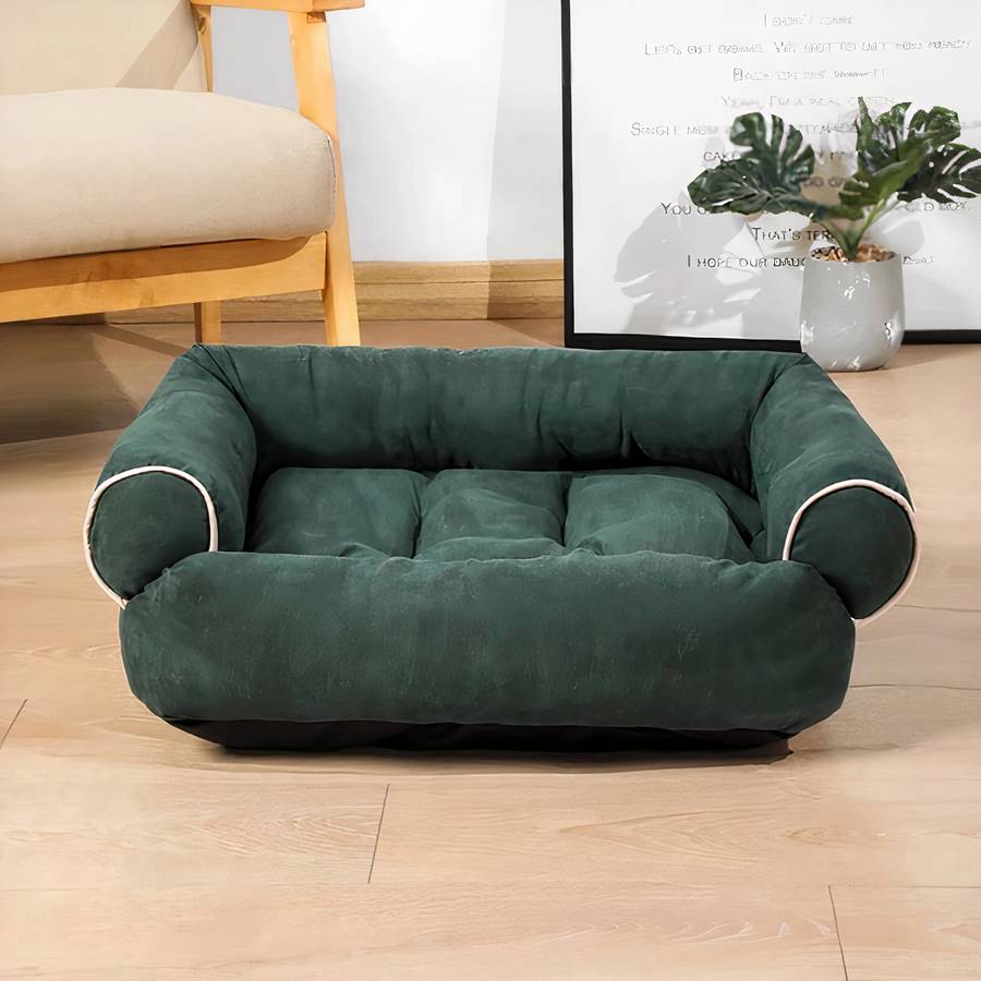 Dog Sofa Bed Convertible Couch for Pets Comfortable Plush Lounge