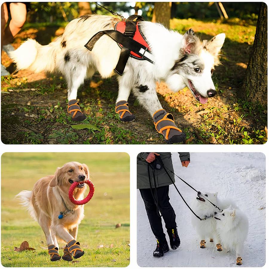 Waterproof Breathable Dog Booties for Outdoor Protection
