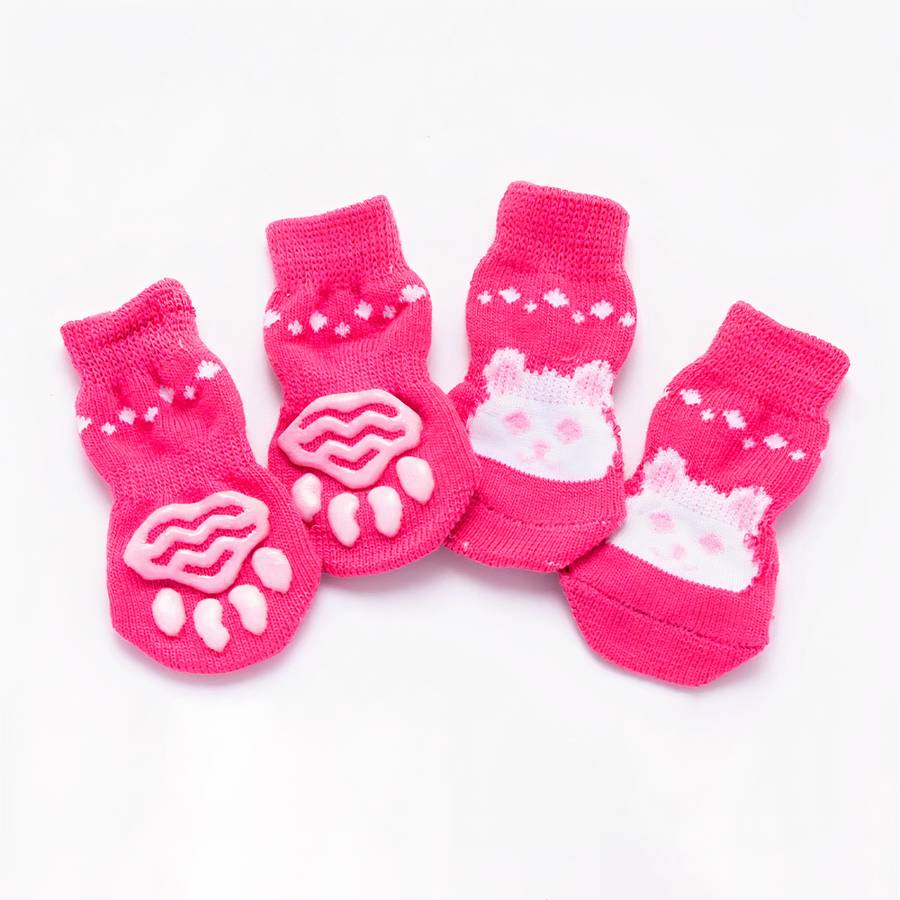 Non Slip Animal Pattern Dog Booties
