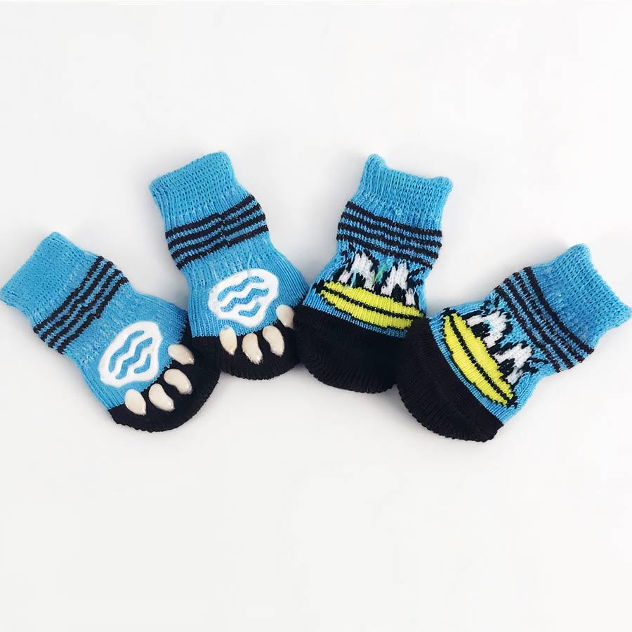 Non Slip Animal Pattern Dog Booties
