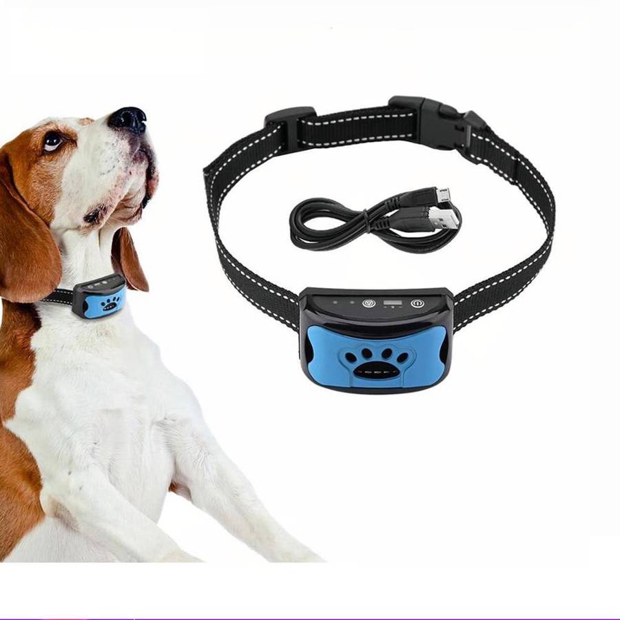 Dog Paw Pattern Bark Control Collar Anti Barking Device