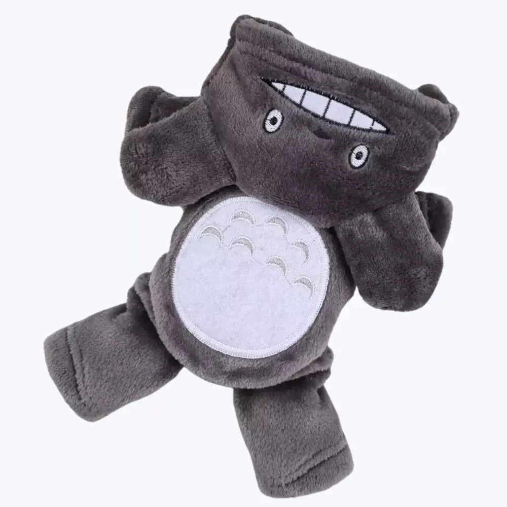 Fleece Cat Costume Warm Pet Outfit for Cats