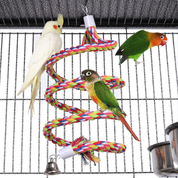 Bird Cage Aviary 18in x 14in x 39in Large Bird Cage with Spacious Flight Area