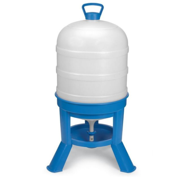 30 Chicken Waterer and Feeder Kit 40L Poultry Drinkers and Feeders Set