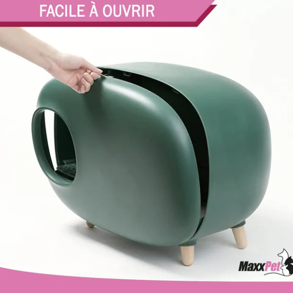 Cat Litter Box 23.6x15x17.7 in - Covered Cat Toilet House - Enclosed Cat Litter Tray
