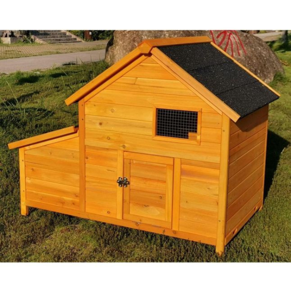 XL Chicken Coop Shingle Roof for 2 to 4 Hens