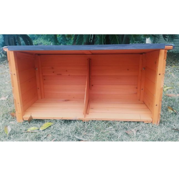 FSC Certified Wooden Chicken Nesting Box 2 Compartments for Coop