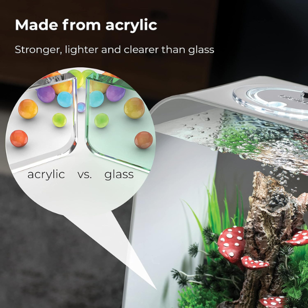 LED Aquarium Light Modern Black Design