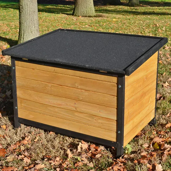 Outdoor Wooden Dog House Pine Wood XL 89x31x32 Inch with Roof Ventilation