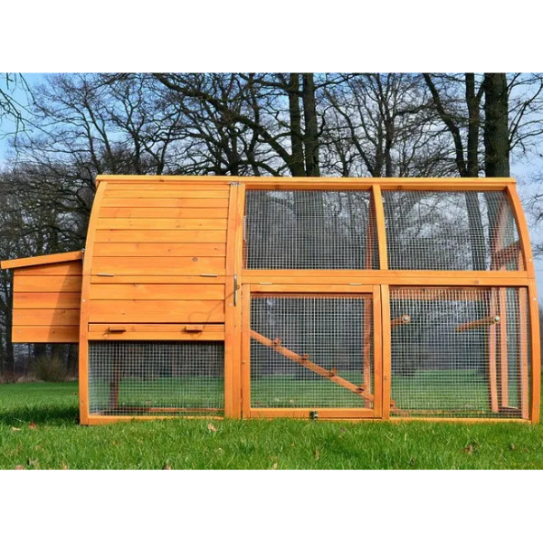 Wooden Backyard Chicken Coop for 2 to 5 Hens 68x30x40 Inches