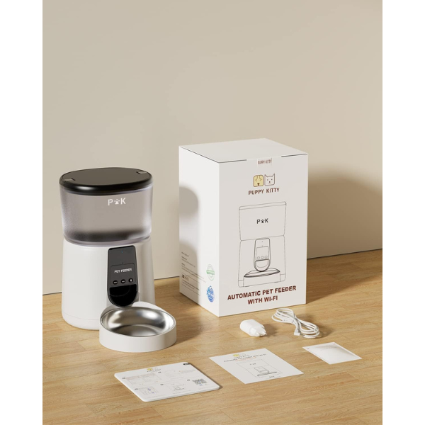 Smart Automatic Cat Feeder Programmable Portion Control Pet Food Dispenser