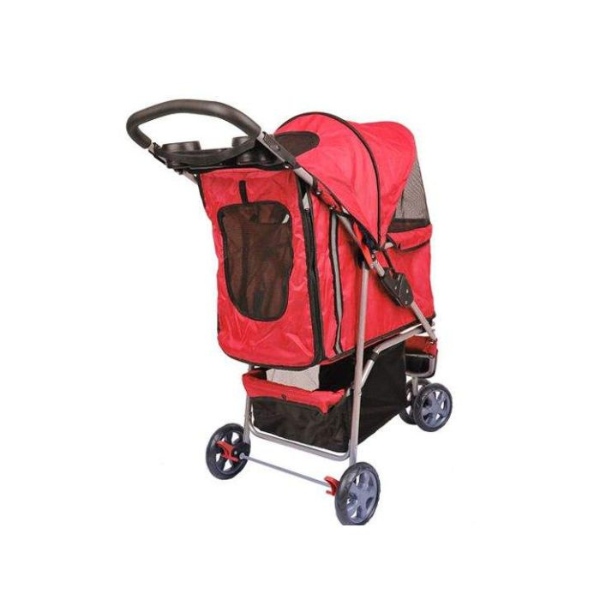 Pet Dog and Cat Stroller - Holds Up to 33 Lbs Small Medium Pets Carrier