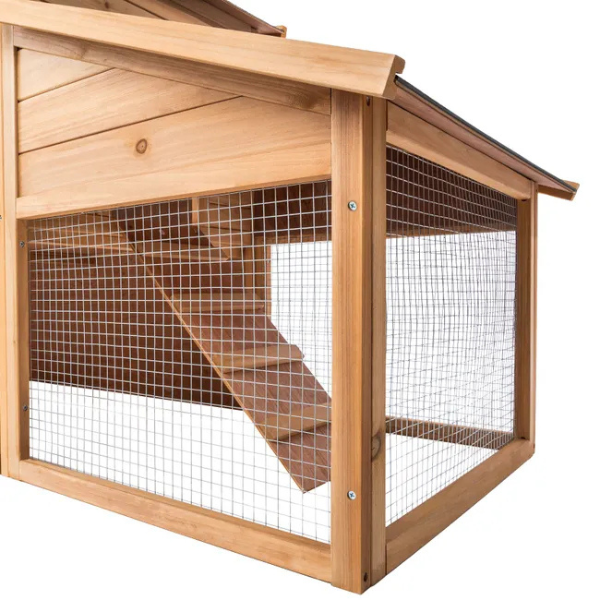 Hamster Hutch Small Rodents Wooden Cage 89 x 30 x 37.5 Inches