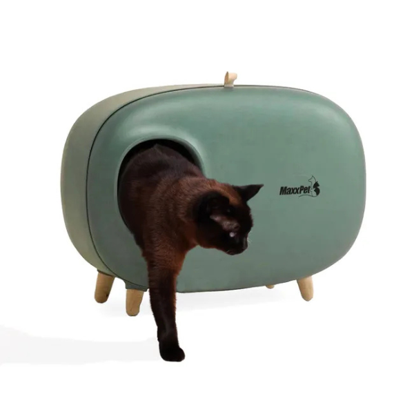 Cat Litter Box 23.6x15x17.7 in - Covered Cat Toilet House - Enclosed Cat Litter Tray