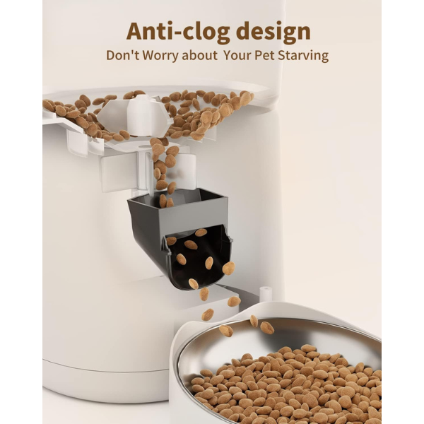 Smart Automatic Cat Feeder Programmable Portion Control Pet Food Dispenser
