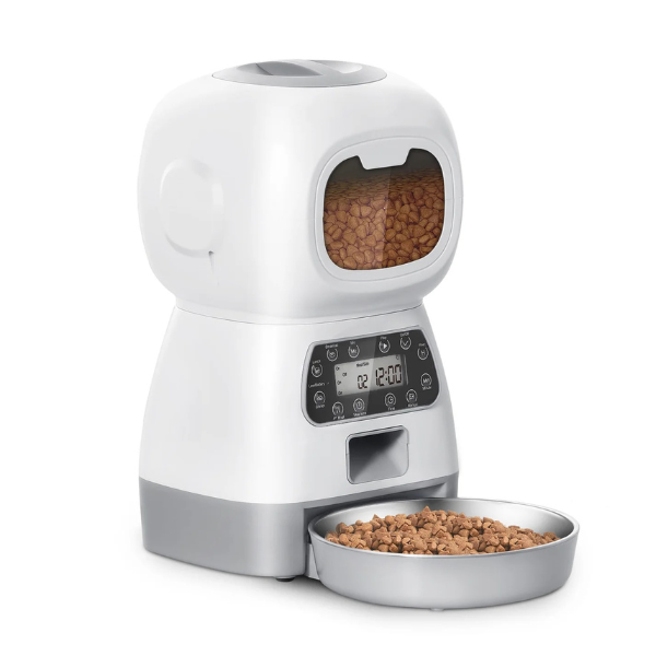 Automatic Dog and Cat Food Dispenser for Dry Kibble