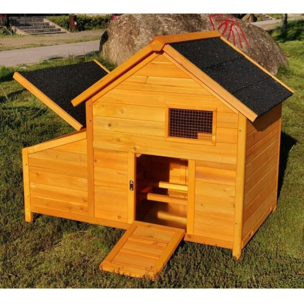 XL Chicken Coop Shingle Roof for 2 to 4 Hens