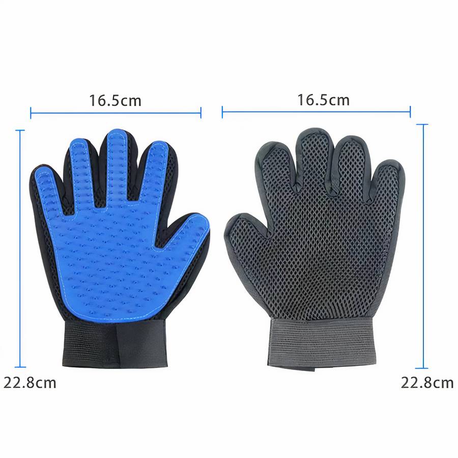 Dog Grooming and Massage Glove Pet Hair Remover Brush