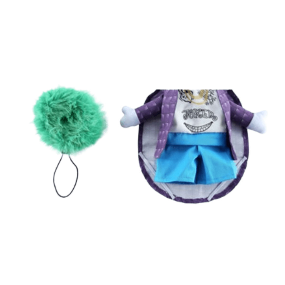 Joker Costume for Cats and Dogs Pet Halloween Outfit