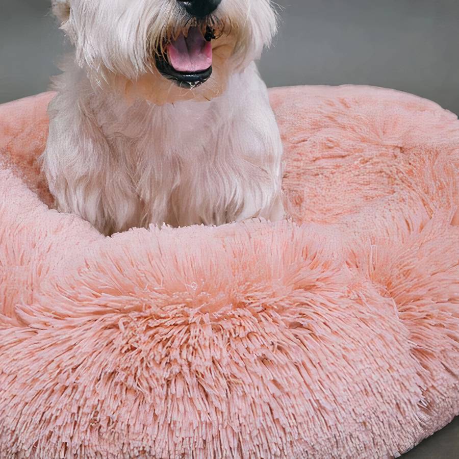 Ultra Soft Fleece Pet Bed Plush Cozy Dog Cat Basket