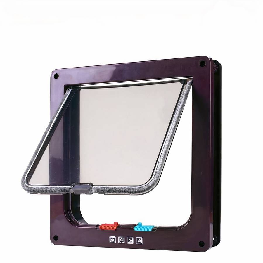 Dog Flap Door Pet Door for Dogs Easy Install Weatherproof Dog Gate