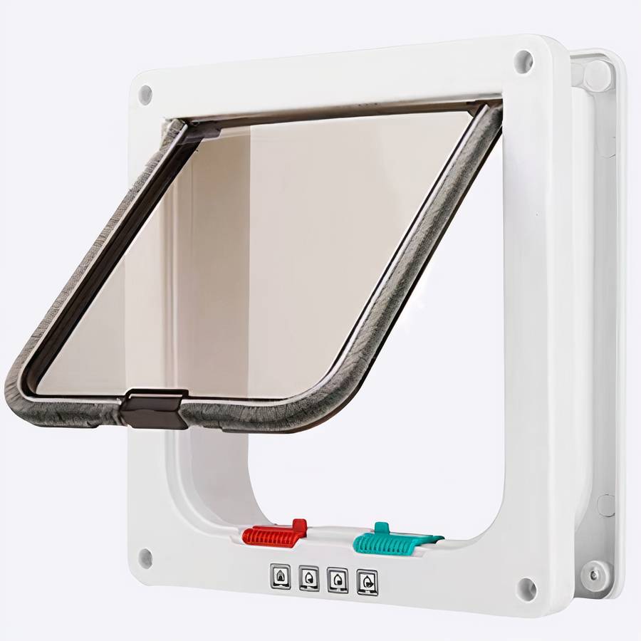 Dog Flap Door Pet Door for Dogs Easy Install Weatherproof Dog Gate