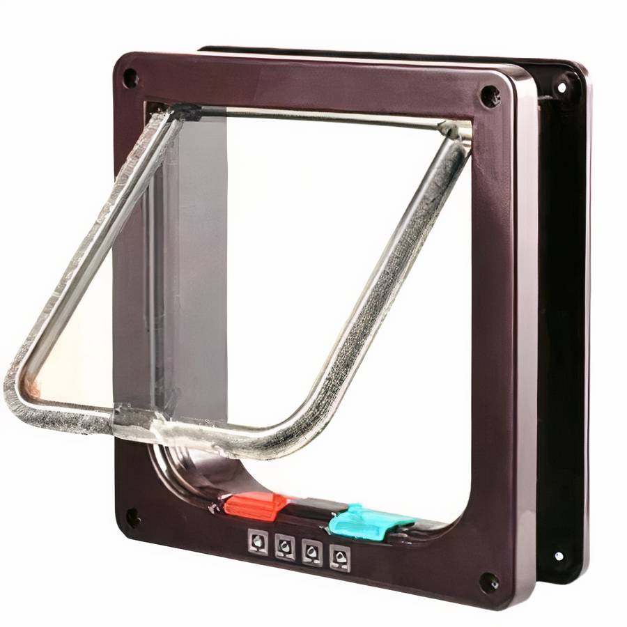 Pet Flap Door for Dogs Easy Install Doggie Door with Secure Lock