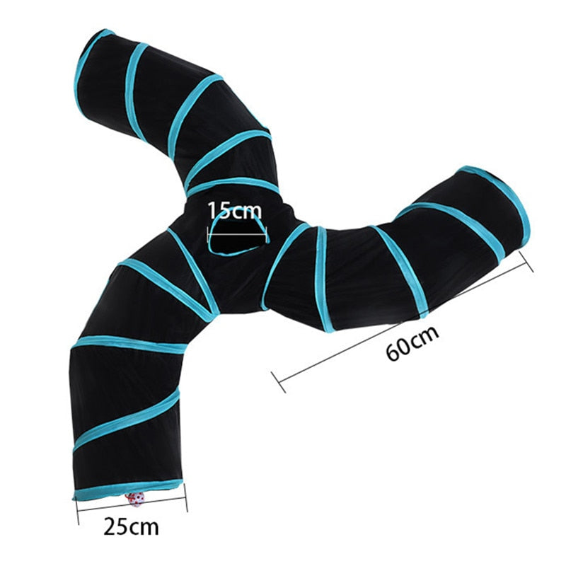 Cat Tunnel Play Toy Interactive Tunnel for Cats and Kittens