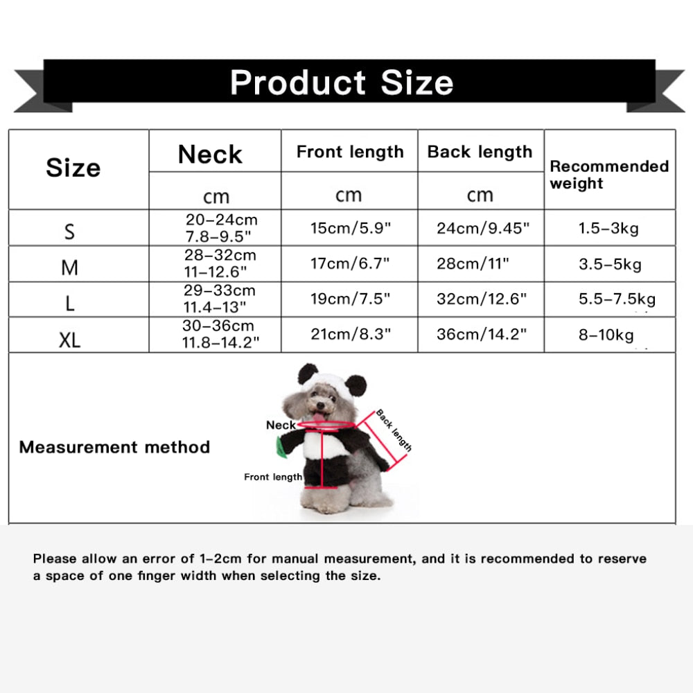 Pet Costume for Cats and Dogs Penguin Outfit