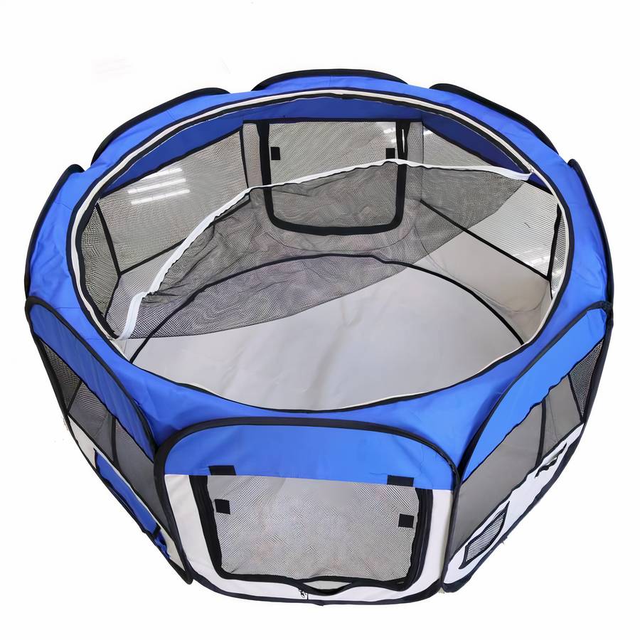 Foldable Octagon Dog Tent Portable Pet Shelter for Outdoor and Indoor Use