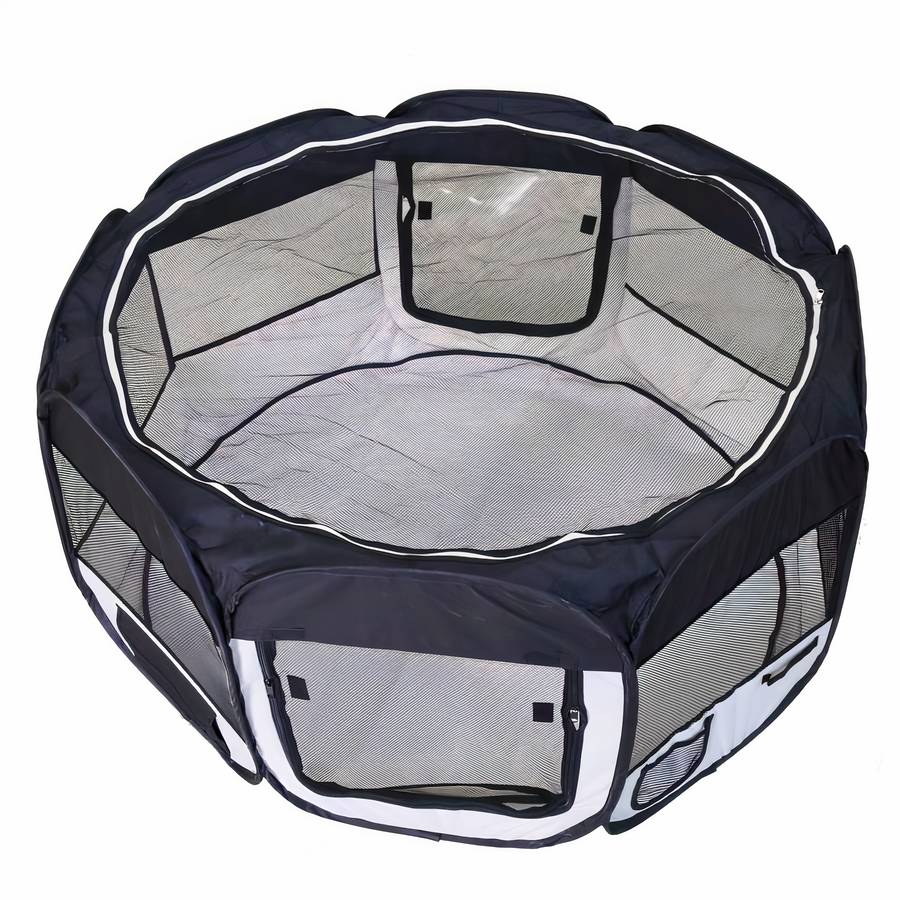 Foldable Octagon Dog Tent Portable Pet Shelter for Outdoor and Indoor Use