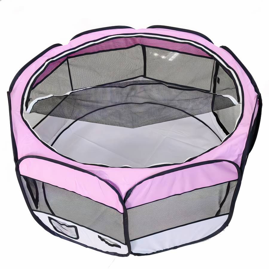 Foldable Octagon Dog Tent Portable Pet Shelter for Outdoor and Indoor Use