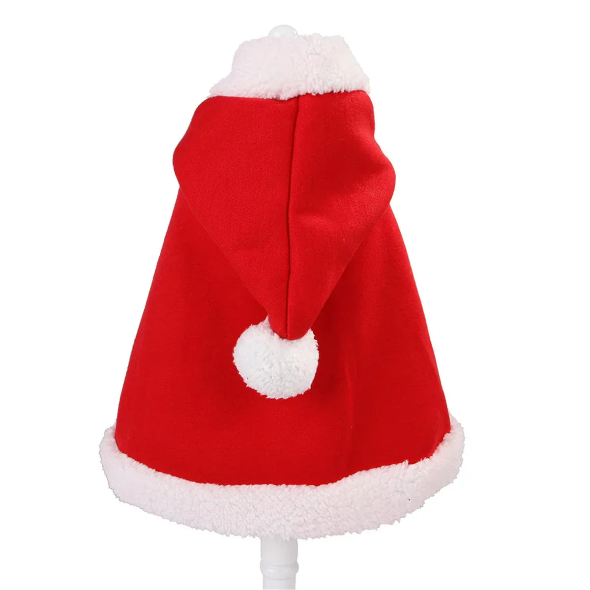 Santa Claus Cape Costume for Cat Christmas Pet Outfit