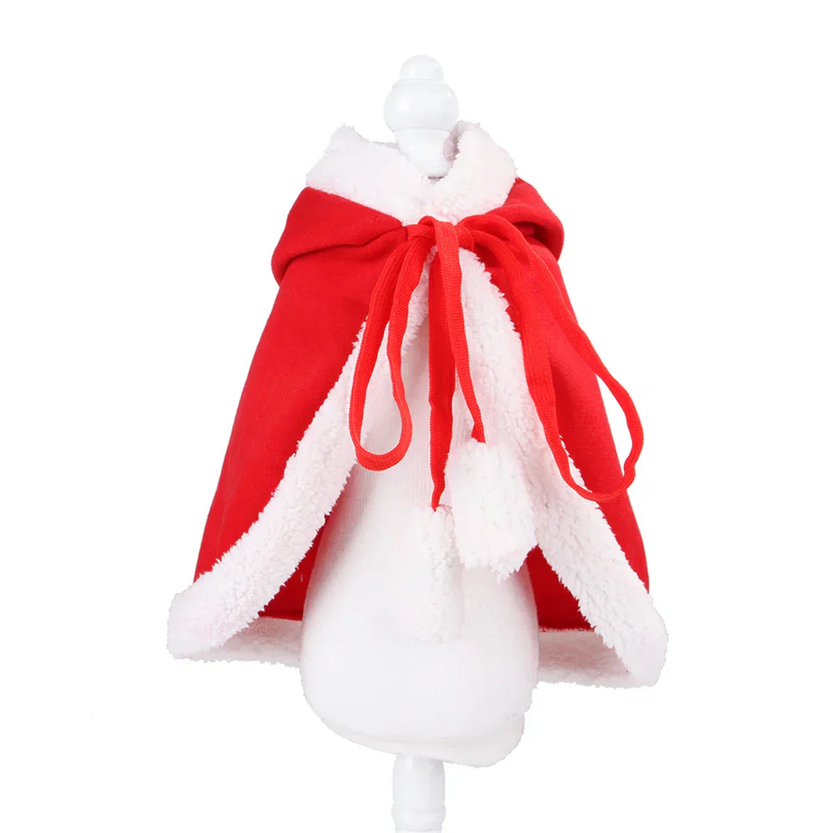 Santa Claus Cape Costume for Cat Christmas Pet Outfit